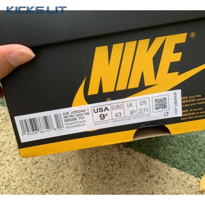 Air Jordan 1 High Retro OG 'Pollen' Men's Air Jordan 1 High Retro OG 'Pollen' Men's