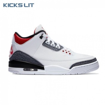 Air Jordan 3 Retro Denim SE 'Fire Red' Men's Air Jordan 3 Retro Denim SE 'Fire Red' Men's