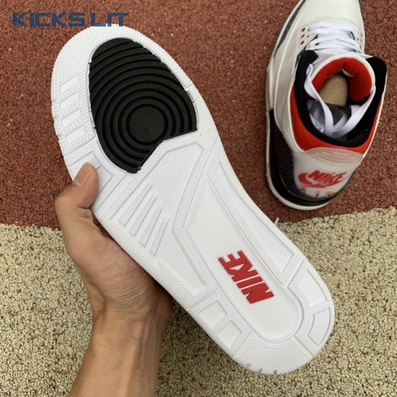 Air Jordan 3 Retro Denim SE 'Fire Red' Men's Air Jordan 3 Retro Denim SE 'Fire Red' Men's