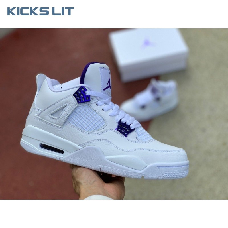 Air Jordan 4 Retro 'Purple Metallic' Unisex Air Jordan 4 Retro 'Purple Metallic' Unisex
