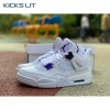 Air Jordan 4 Retro 'Purple Metallic' Unisex