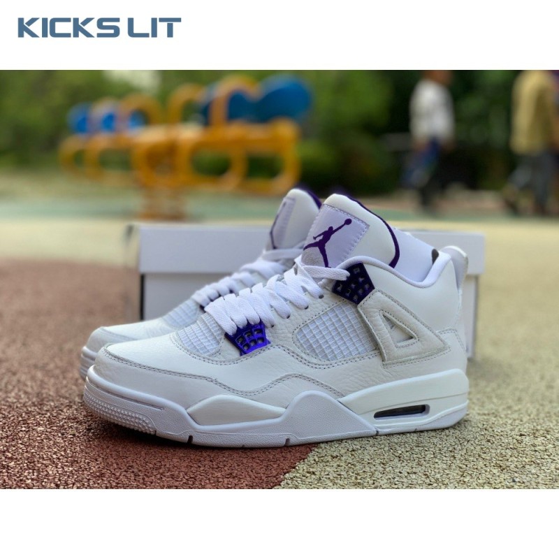Air Jordan 4 Retro 'Purple Metallic' Unisex Air Jordan 4 Retro 'Purple Metallic' Unisex
