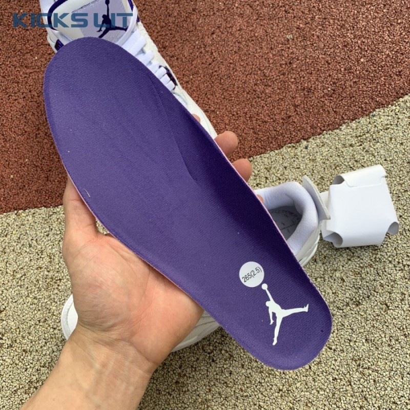 Air Jordan 4 Retro 'Purple Metallic' Unisex Air Jordan 4 Retro 'Purple Metallic' Unisex