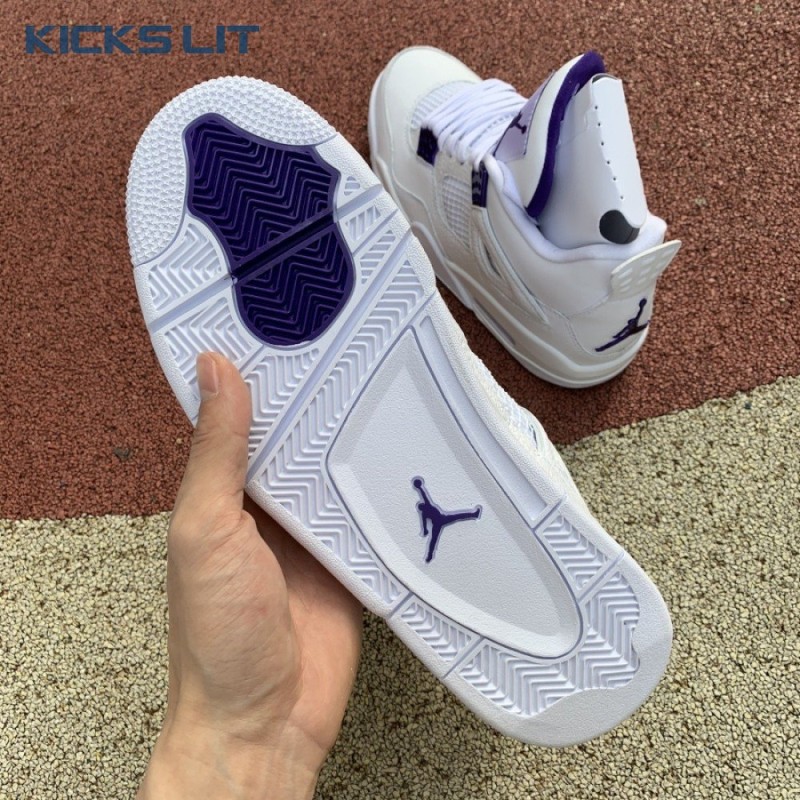 Air Jordan 4 Retro 'Purple Metallic' Unisex Air Jordan 4 Retro 'Purple Metallic' Unisex