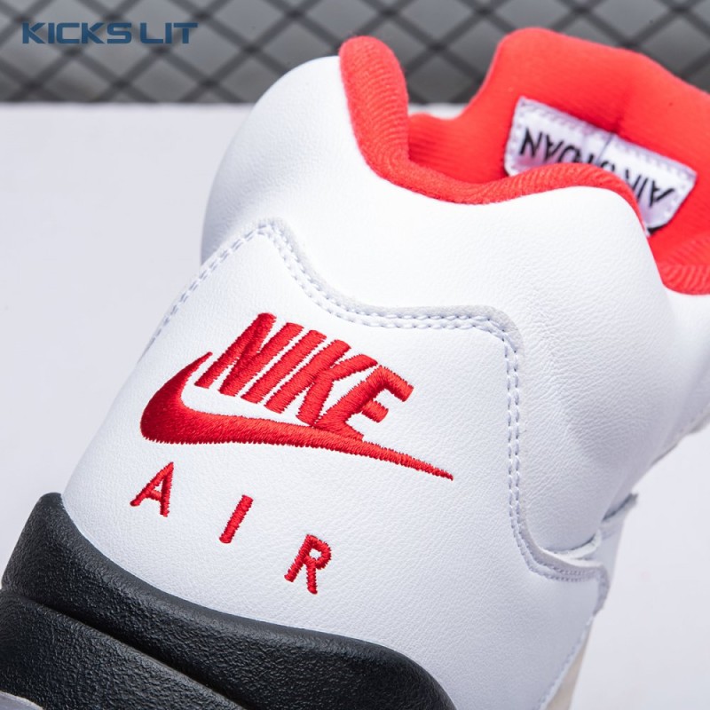 Jordan 5 Retro Fire Red Silver Tongue (2020) DA1911-102 Men's Jordan 5 Retro Fire Red Silver Tongue (2020) DA1911-102 Men's