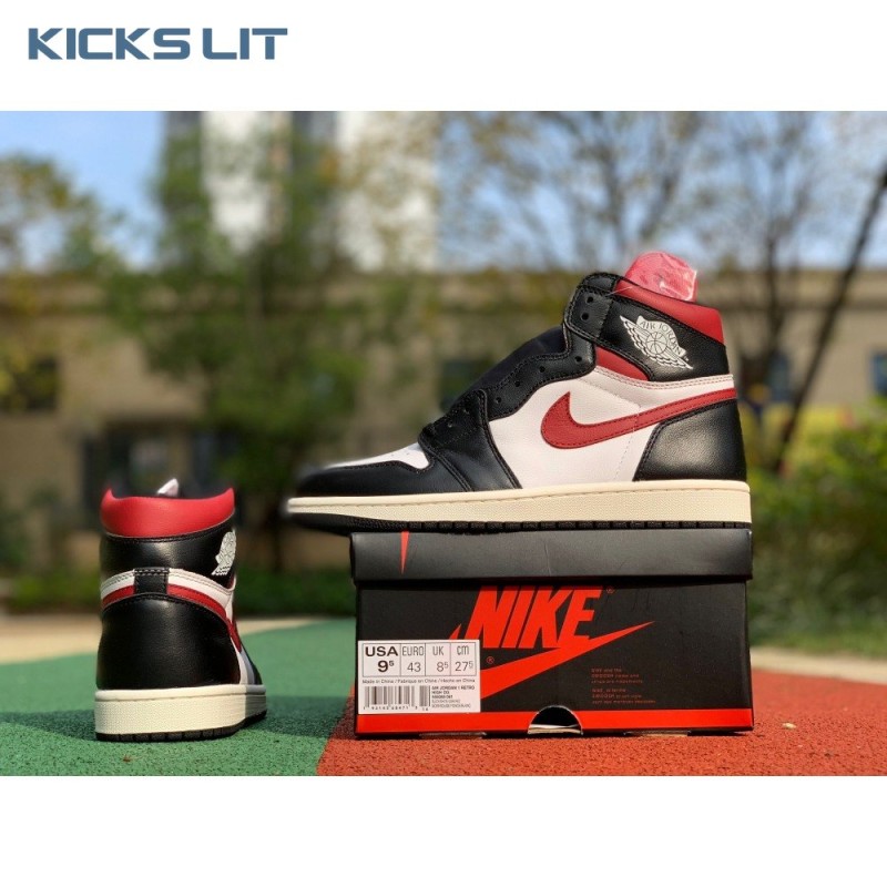 Jordan 1 Retro High Black Gym Red Men's Jordan 1 Retro High Black Gym Red Men's