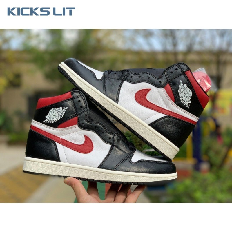 Jordan 1 Retro High Black Gym Red Men's Jordan 1 Retro High Black Gym Red Men's