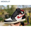 Jordan 1 Retro High Black Gym Red Men's