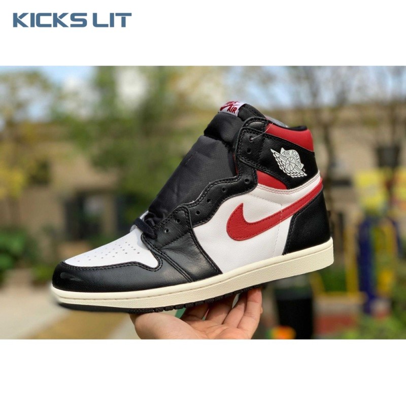 Jordan 1 Retro High Black Gym Red Men's Jordan 1 Retro High Black Gym Red Men's