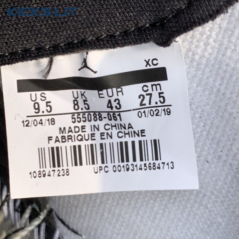 Jordan 1 Retro High Black Gym Red Men's Jordan 1 Retro High Black Gym Red Men's