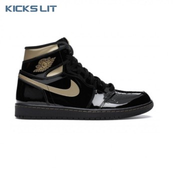 Jordan 1 Retro High Black Metallic Gold (2020) Unisex