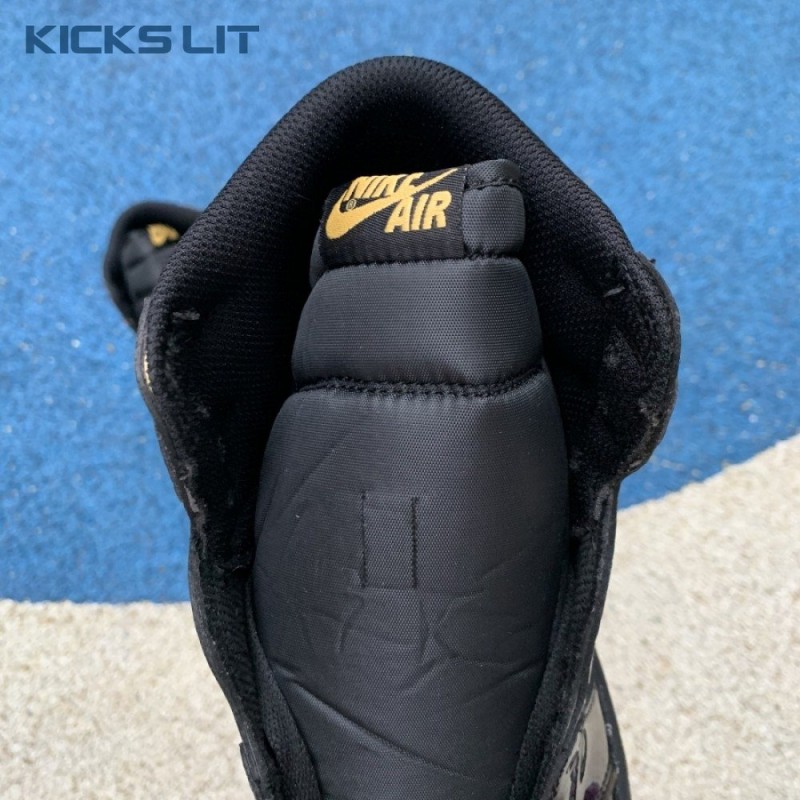 Jordan 1 Retro High Black Metallic Gold (2020) Unisex Jordan 1 Retro High Black Metallic Gold (2020) Unisex