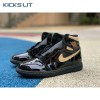 Jordan 1 Retro High Black Metallic Gold (2020) Unisex
