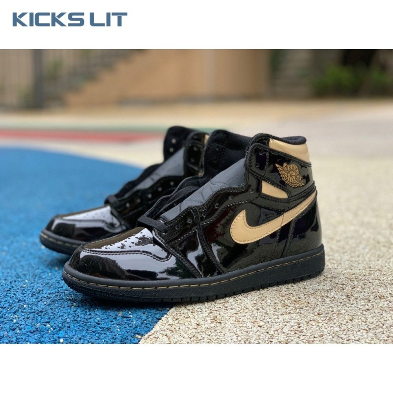 Jordan 1 Retro High Black Metallic Gold (2020) Unisex Jordan 1 Retro High Black Metallic Gold (2020) Unisex