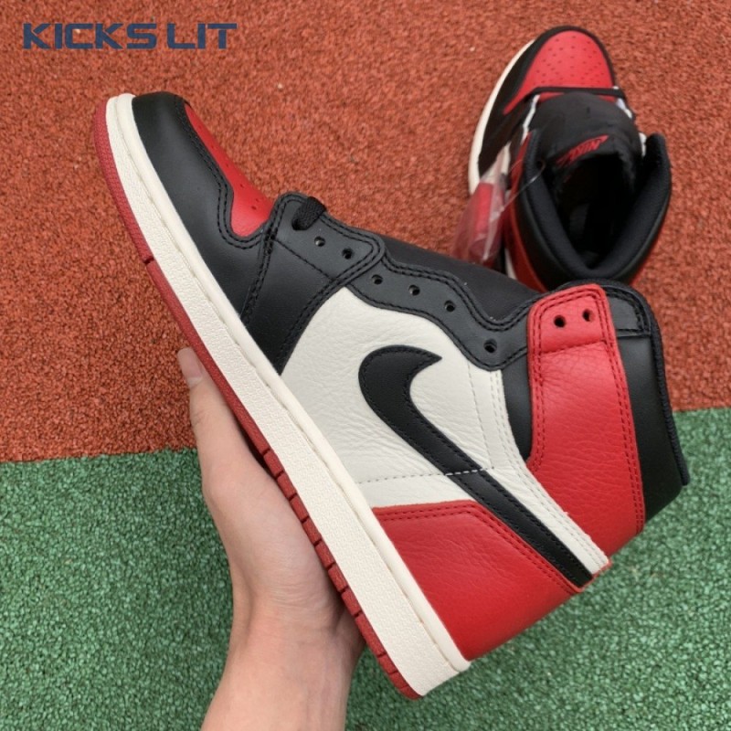 Jordan 1 Retro High Bred Toe Unisex Jordan 1 Retro High Bred Toe Unisex