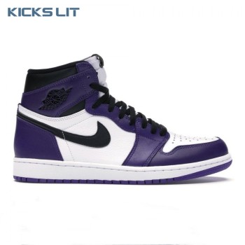 Jordan 1 Retro High Court Purple White Men's