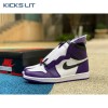 Jordan 1 Retro High Court Purple White Men's