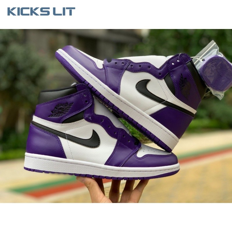 Jordan 1 Retro High Court Purple White Men's Jordan 1 Retro High Court Purple White Men's