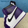Jordan 1 Retro High Court Purple White Men's