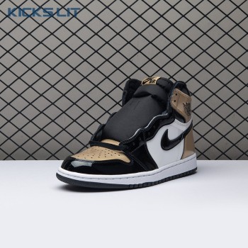 Jordan 1 Retro High NRG Patent Gold Toe Men's