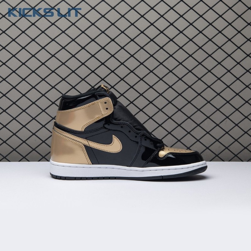 Jordan 1 Retro High NRG Patent Gold Toe Men's Jordan 1 Retro High NRG Patent Gold Toe Men's