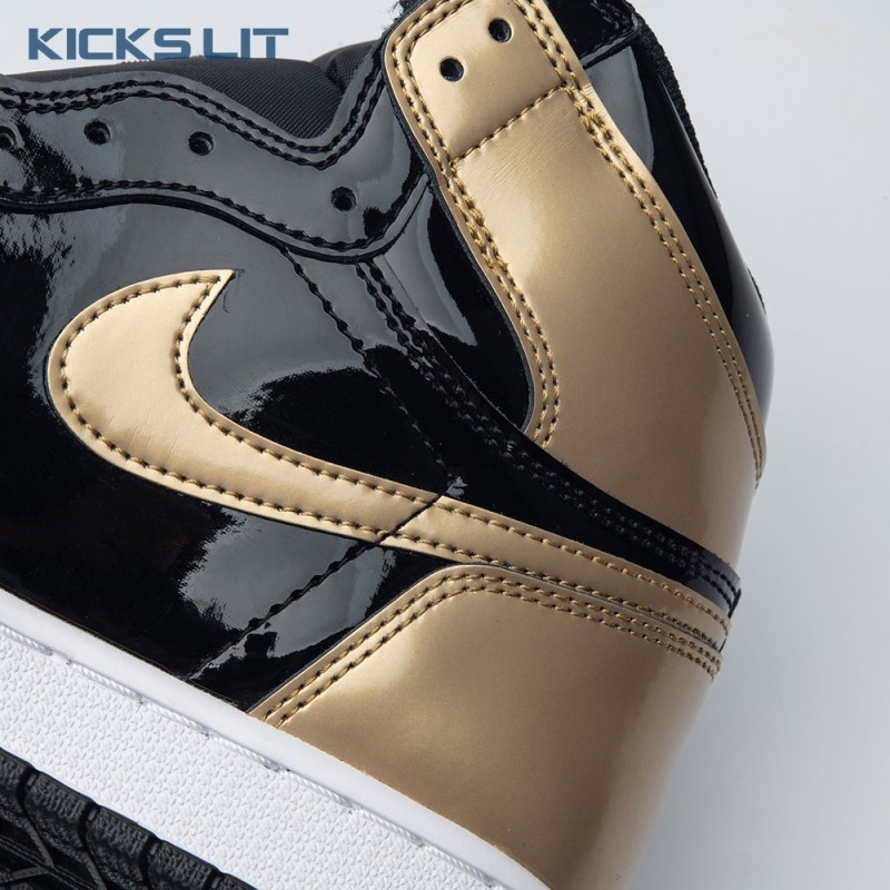 Jordan 1 Retro High NRG Patent Gold Toe Men's Jordan 1 Retro High NRG Patent Gold Toe Men's