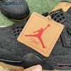 Jordan 4 Retro Levi's Black Men's