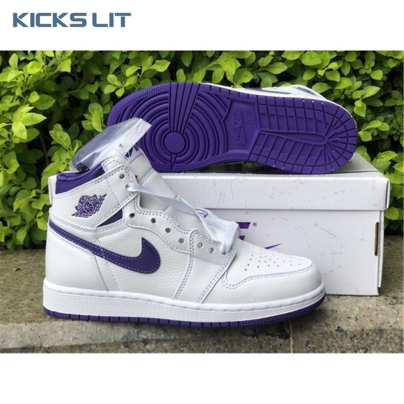 Air Jordan 1 High OG 'Court Purple' Men's Air Jordan 1 High OG 'Court Purple' Men's