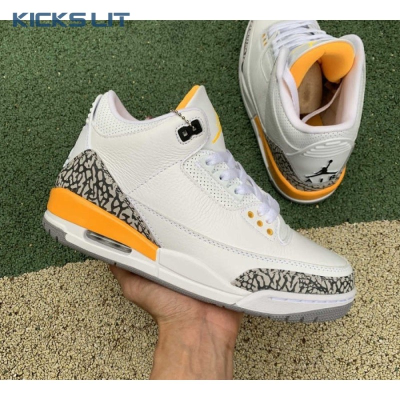 Air Jordan 3 Retro 'Laser Orange' Men's Air Jordan 3 Retro 'Laser Orange' Men's
