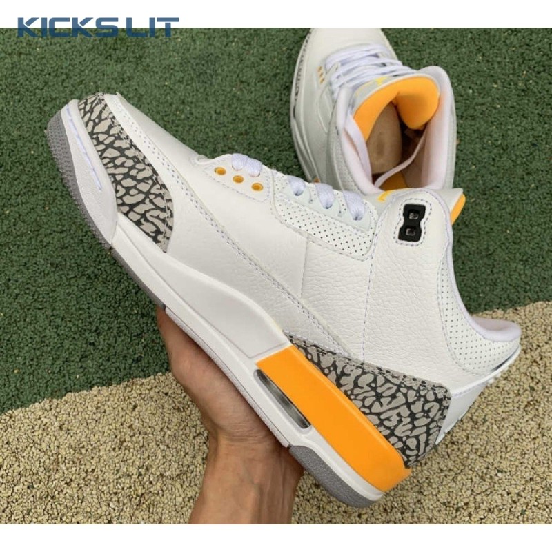 Air Jordan 3 Retro 'Laser Orange' Men's Air Jordan 3 Retro 'Laser Orange' Men's