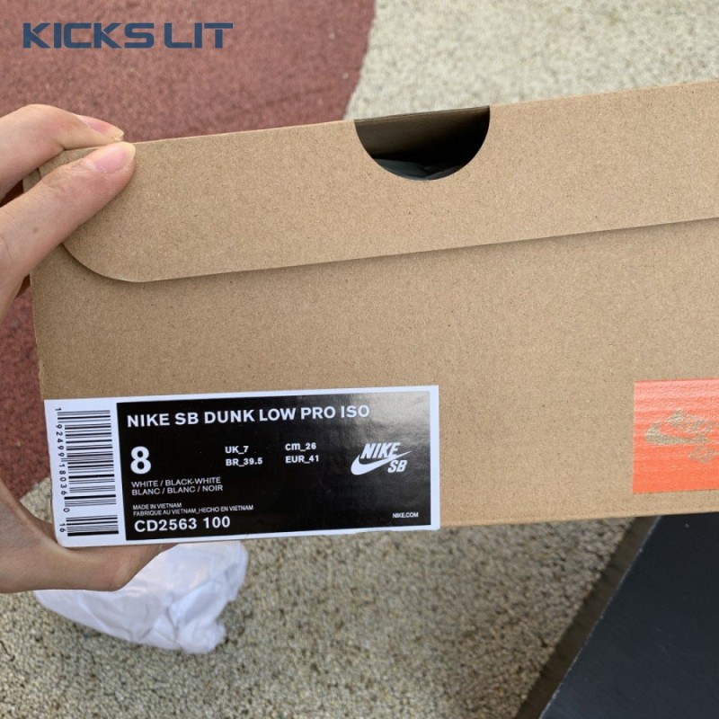 Dunk Low Pro ISO SB 'Orange Label - White Navy' Unisex Dunk Low Pro ISO SB 'Orange Label - White Navy' Unisex