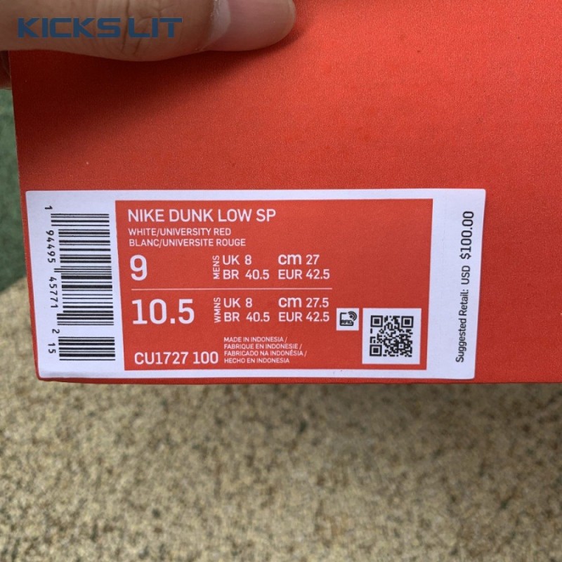 Dunk Low Retro SP 'St. John's' Unisex Dunk Low Retro SP 'St. John's' Unisex