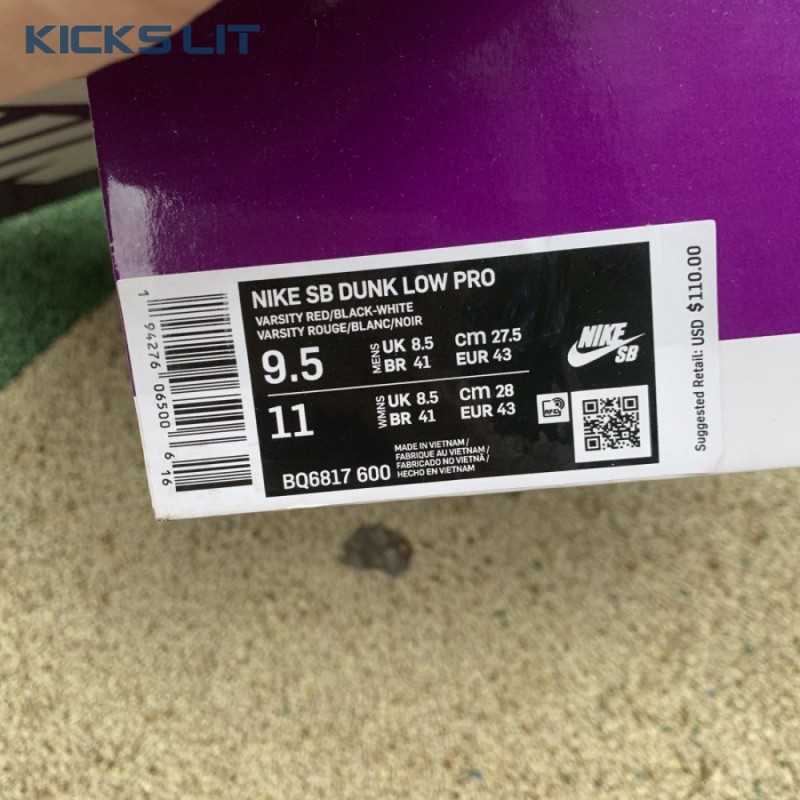 Dunk Low SB 'J-Pack Chicago' Unisex Dunk Low SB 'J-Pack Chicago' Unisex