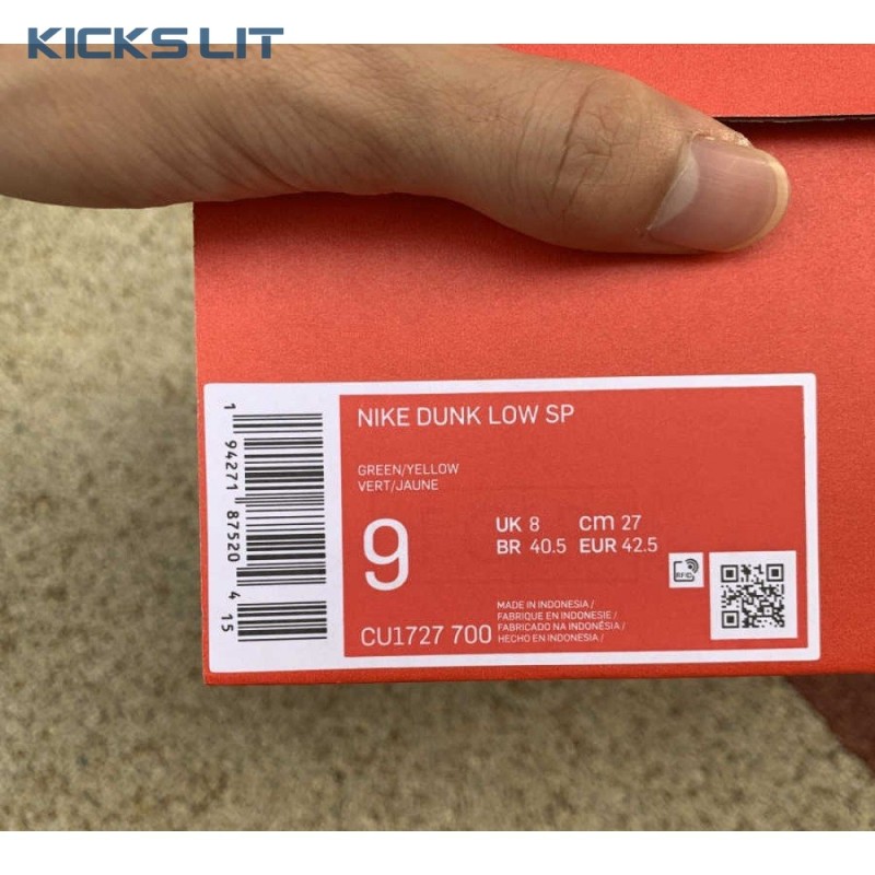 Dunk Low SP 'Brazil' 2020 Unisex Dunk Low SP 'Brazil' 2020 Unisex