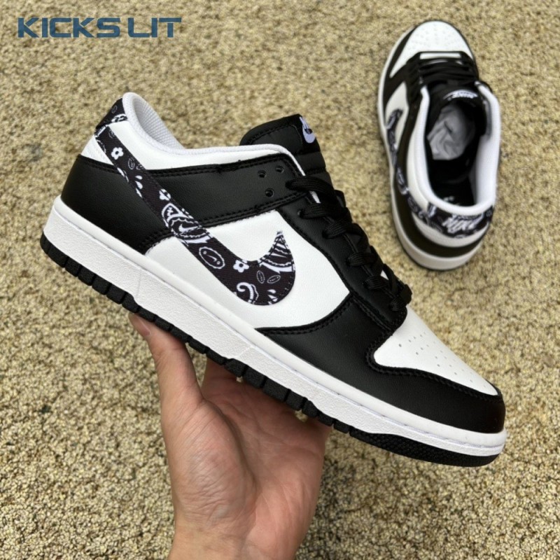 Nike Dunk Low Essential Paisley Pack Black Men's Nike Dunk Low Essential Paisley Pack Black Men's