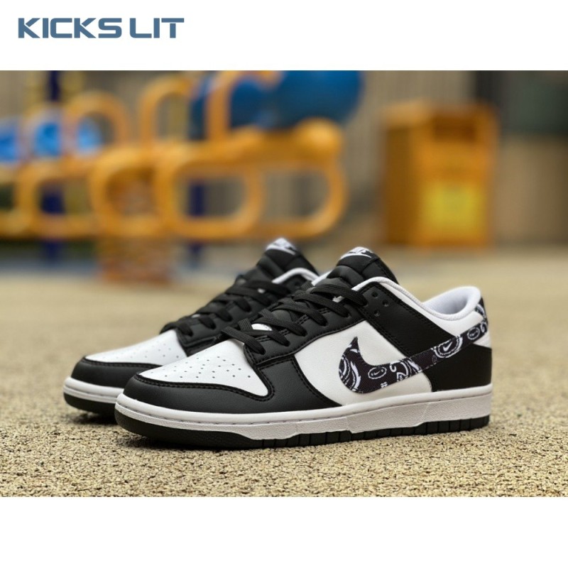 Nike Dunk Low Essential Paisley Pack Black Men's Nike Dunk Low Essential Paisley Pack Black Men's