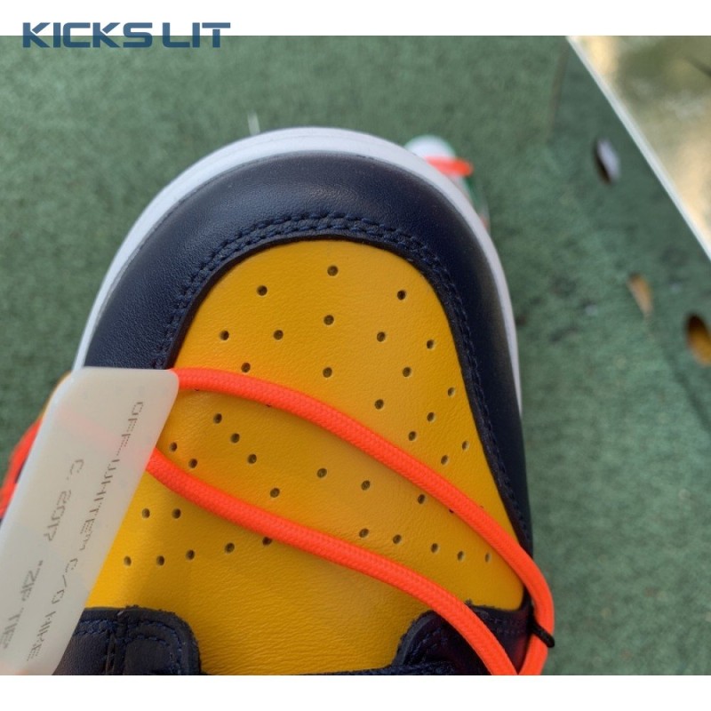 Off-White x Dunk Low 'University Gold' Unisex Off-White x Dunk Low 'University Gold' Unisex