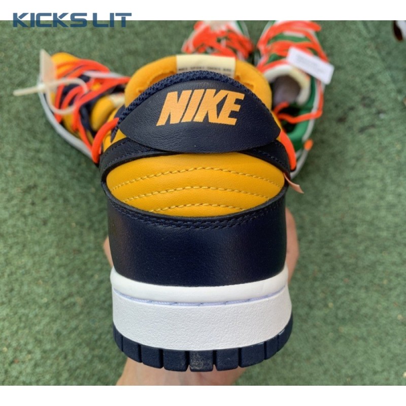 Off-White x Dunk Low 'University Gold' Unisex Off-White x Dunk Low 'University Gold' Unisex