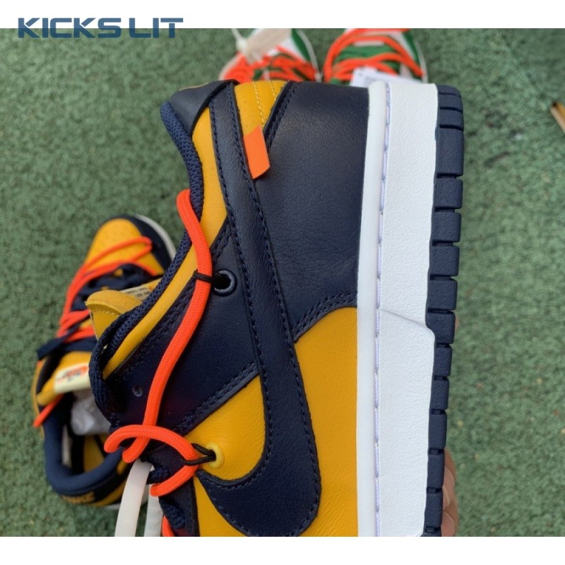 Off-White x Dunk Low 'University Gold' Unisex Off-White x Dunk Low 'University Gold' Unisex