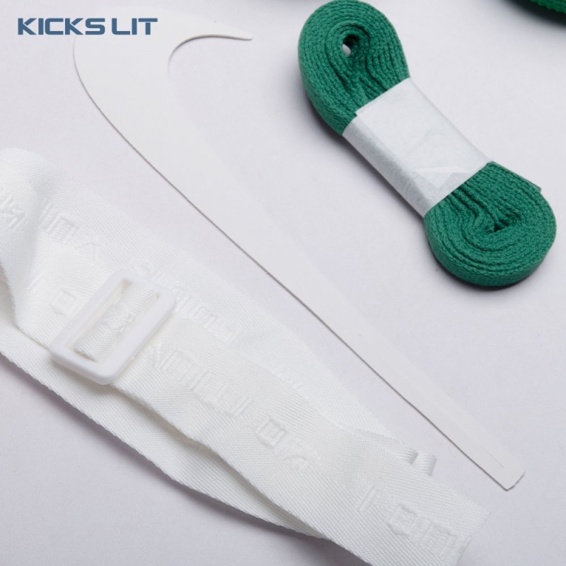 Nike Air Force 1 Low By Virgil Abloh White Green Men's Nike Air Force 1 Low By Virgil Abloh White Green Men's