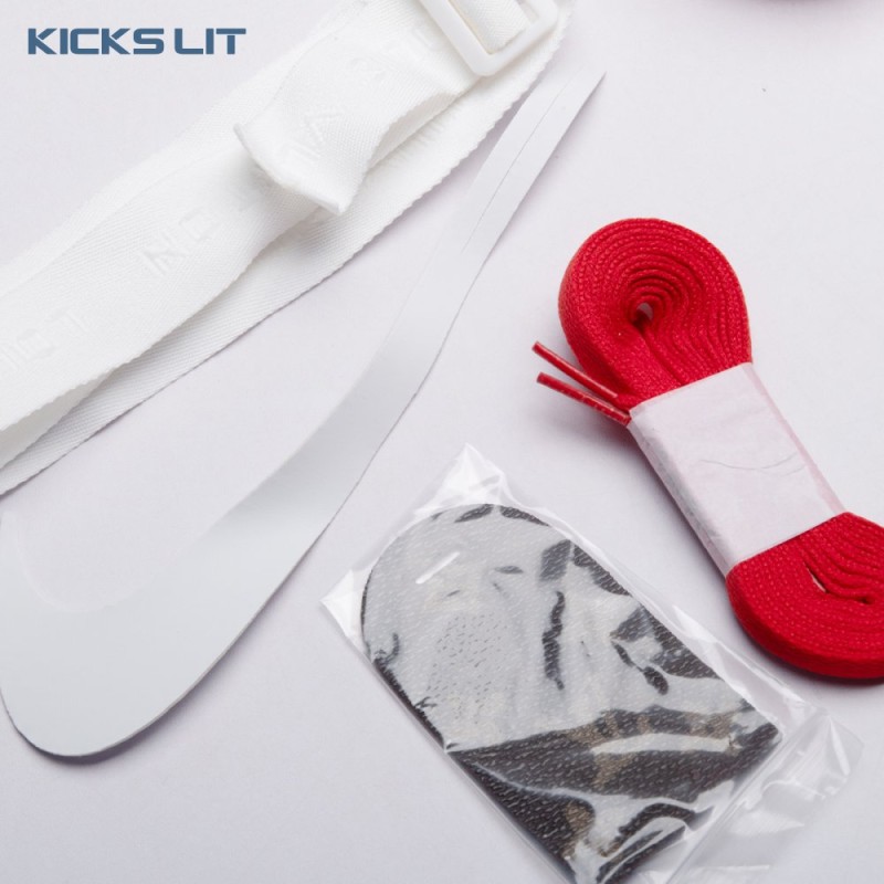 Nike Air Force 1 Low By Virgil Abloh White Red Men's Nike Air Force 1 Low By Virgil Abloh White Red Men's