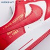 Nike Air Force 1 Low By Virgil Abloh White Red Men's