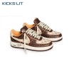 Nike Air Force 1 Low Monogram Brown Damier Azur Unisex