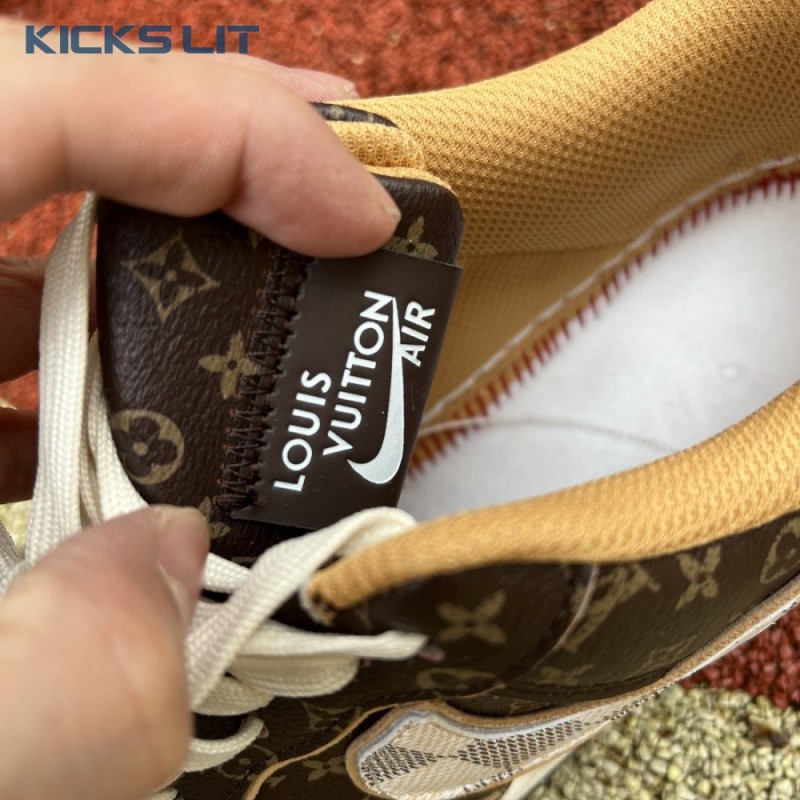 Nike Air Force 1 Low Monogram Brown Damier Azur Unisex Nike Air Force 1 Low Monogram Brown Damier Azur Unisex