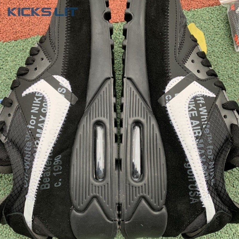 Off-White x Air Max 90 'Black' Unisex Off-White x Air Max 90 'Black' Unisex