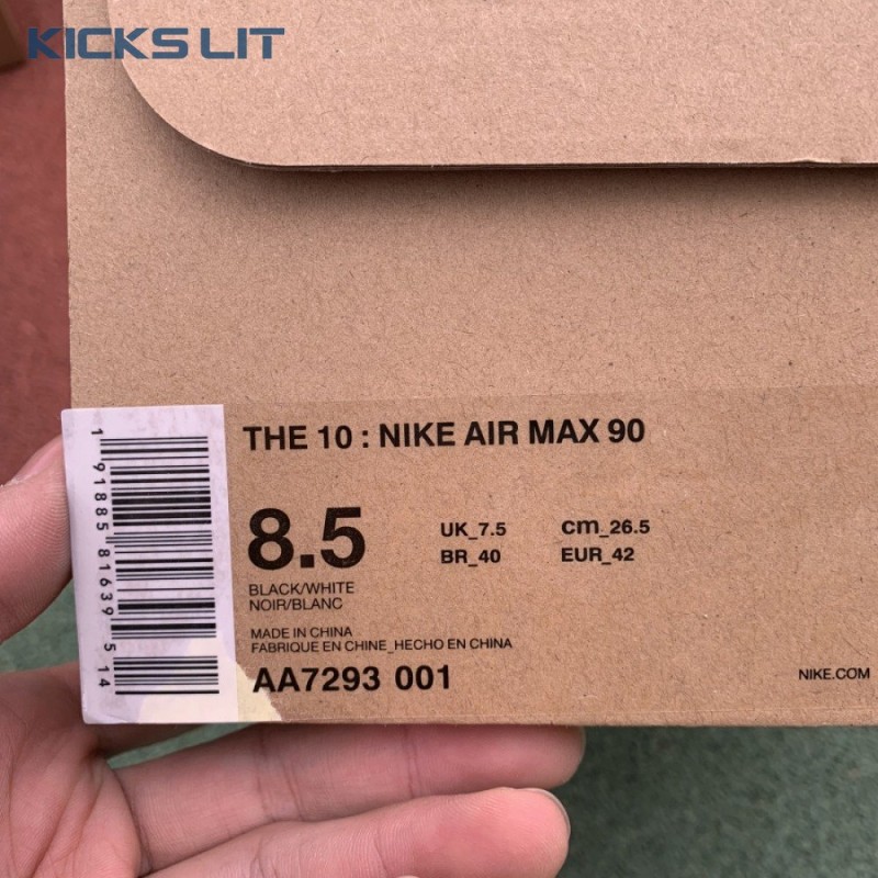 Off-White x Air Max 90 'Black' Unisex Off-White x Air Max 90 'Black' Unisex