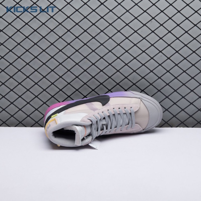 Nike Blazer Mid Off-White Wolf Grey Serena Queen AA3832-002 Unisex Nike Blazer Mid Off-White Wolf Grey Serena Queen AA3832-002 Unisex