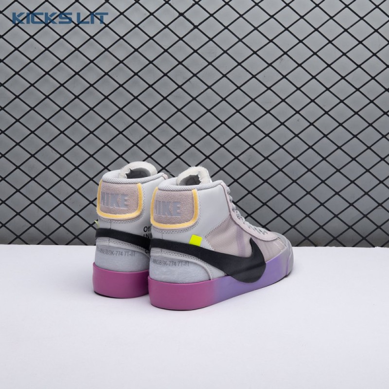 Nike Blazer Mid Off-White Wolf Grey Serena Queen AA3832-002 Unisex Nike Blazer Mid Off-White Wolf Grey Serena Queen AA3832-002 Unisex