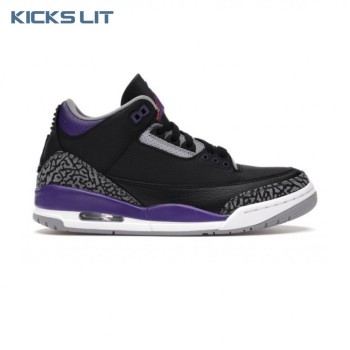 Air Jordan 3 Retro 'Court Purple' Men's Air Jordan 3 Retro 'Court Purple' Men's