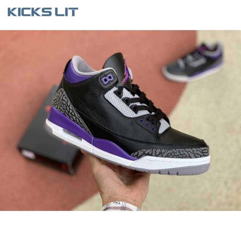 Air Jordan 3 Retro 'Court Purple' Men's Air Jordan 3 Retro 'Court Purple' Men's